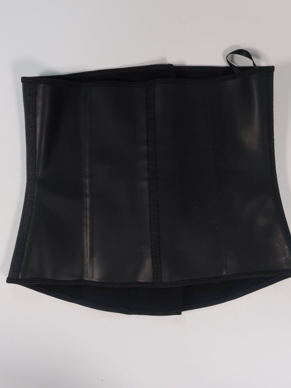 Black Latex-look Waist trainer Cincher corset